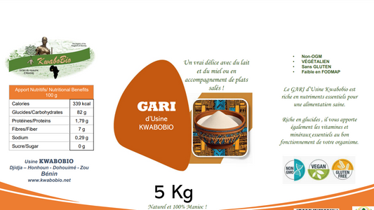 Gari de Manioc (Gari de Manioc) – Sac de 5kg